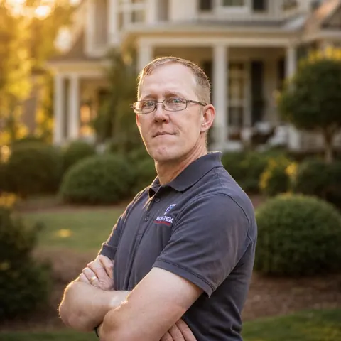 Portrait of a Secur-Tek team member, shot for the company team page.